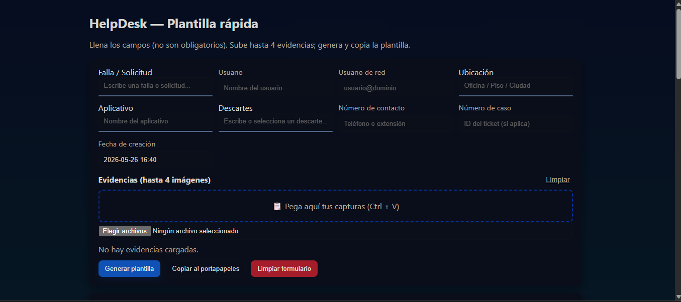 Rapid Template App